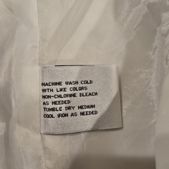 Giacca AGallery Co Lightweight Pleated Lined Jacket With Pockets Size S White. - Picture 10 of 15